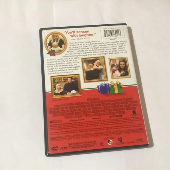 Four Christmases DVD Vince Vaughn Reese Witherspoon Widescreen‎ Full Screen - Picture 2 of 5